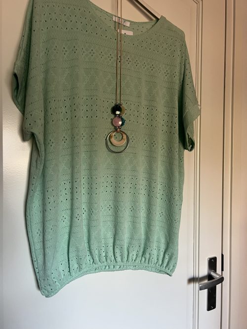 Mint groen t shirt